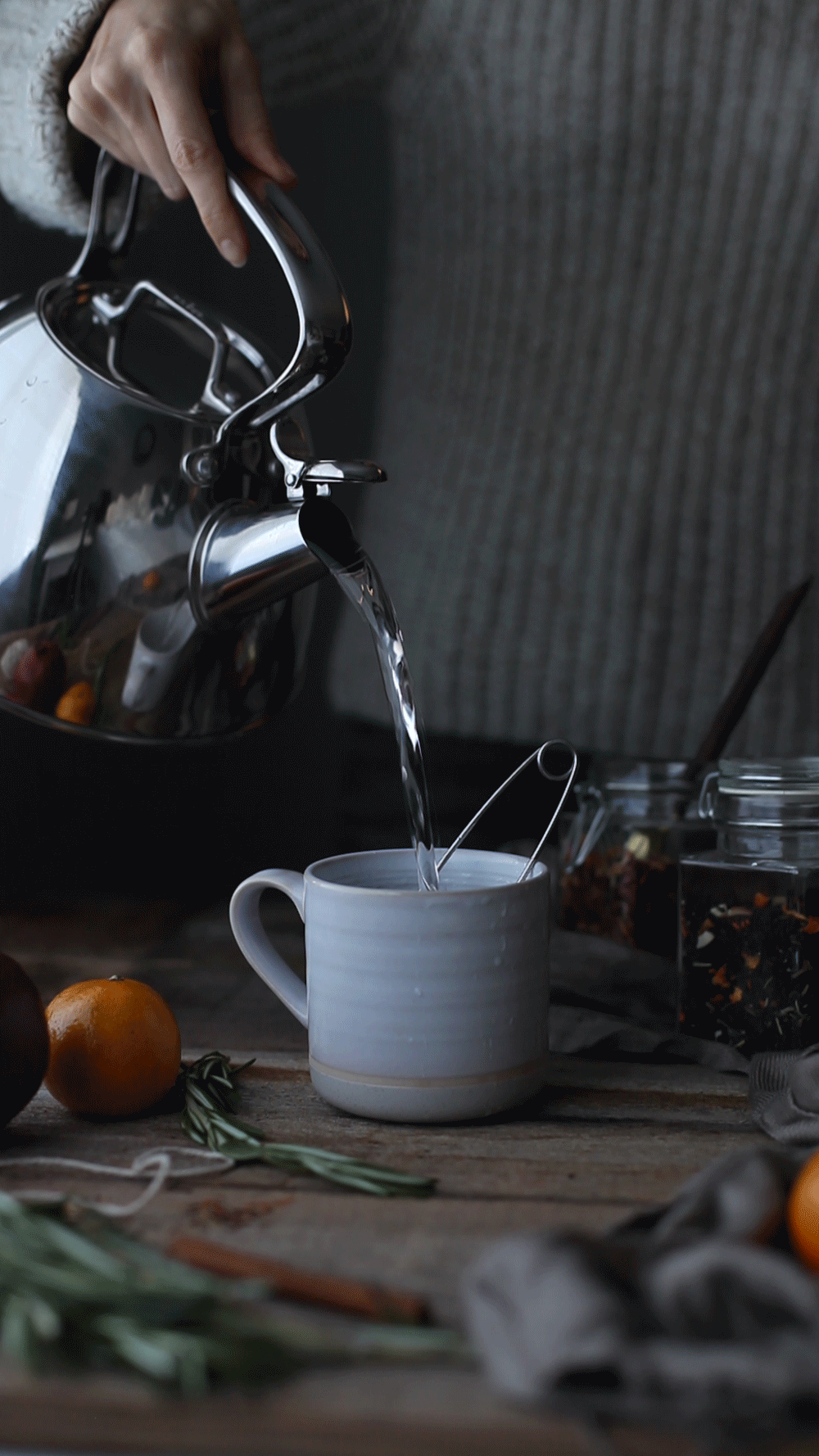 cinemagraph of water water being poured into a cup.
