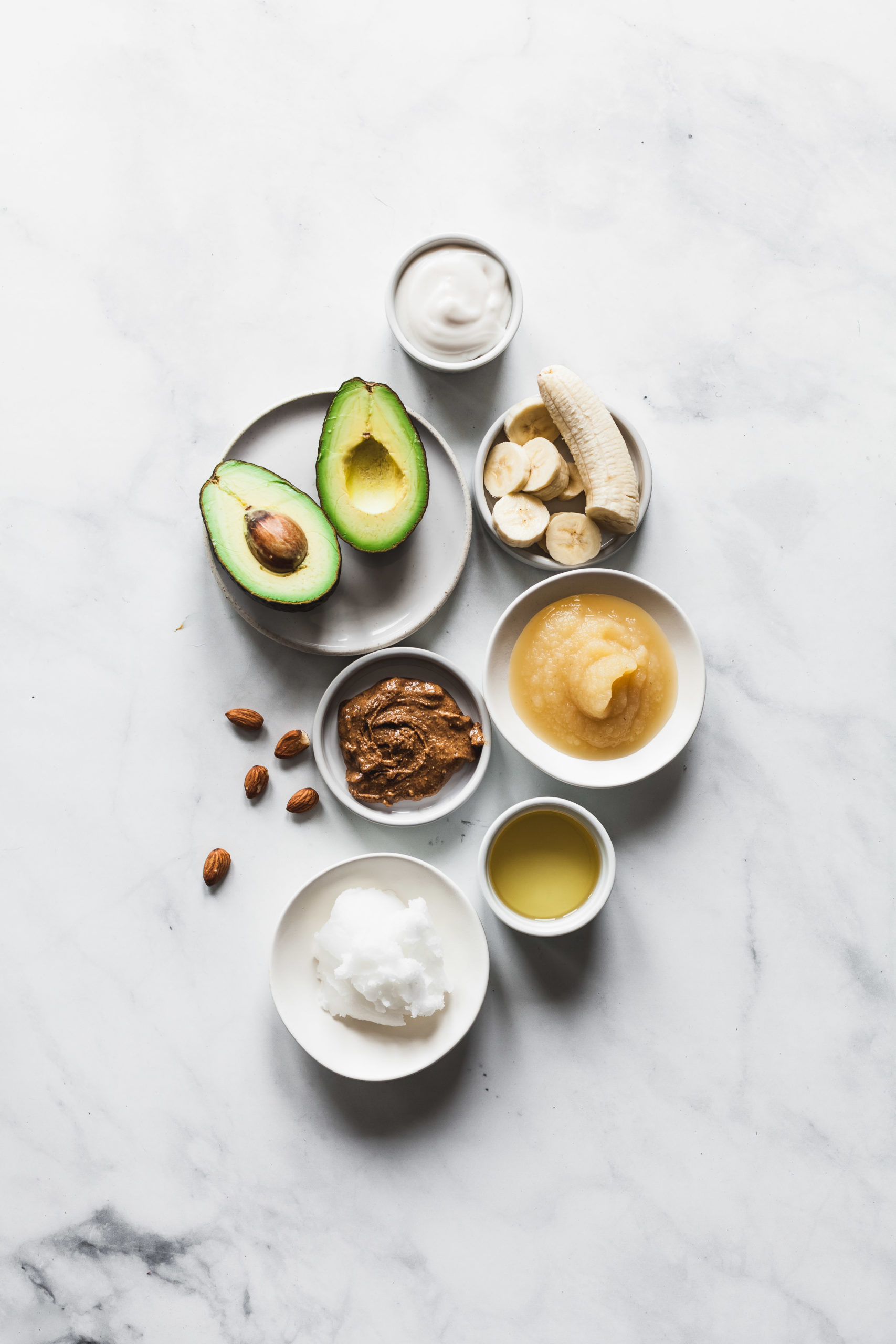 overhead shot of butter replacements