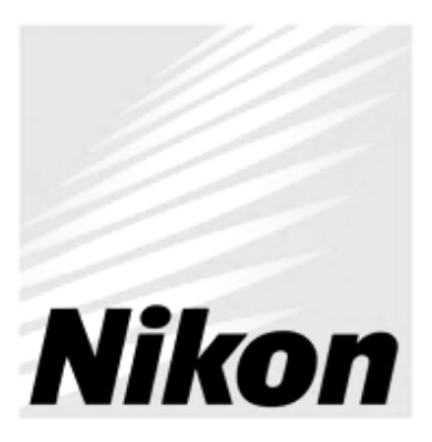 Nikon logo text.
